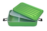 Metal Box Plus | Food Container | Large | Green