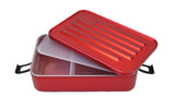 Metal Box Plus | Food Container | Large | Red